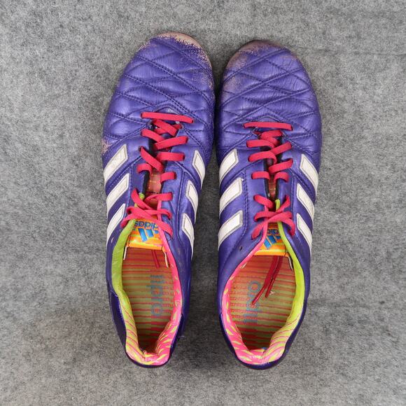 Adidas Shoes Mens 10.5 11pro Football Boots Soccer Cleats Leather Purple D67549 main image 12